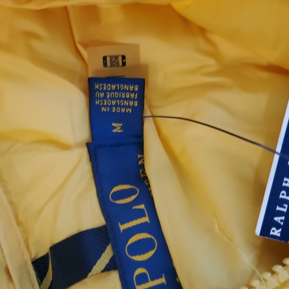 Polo By Ralph Lauren Yellow Puffer Jacket - Picture 4 of 7